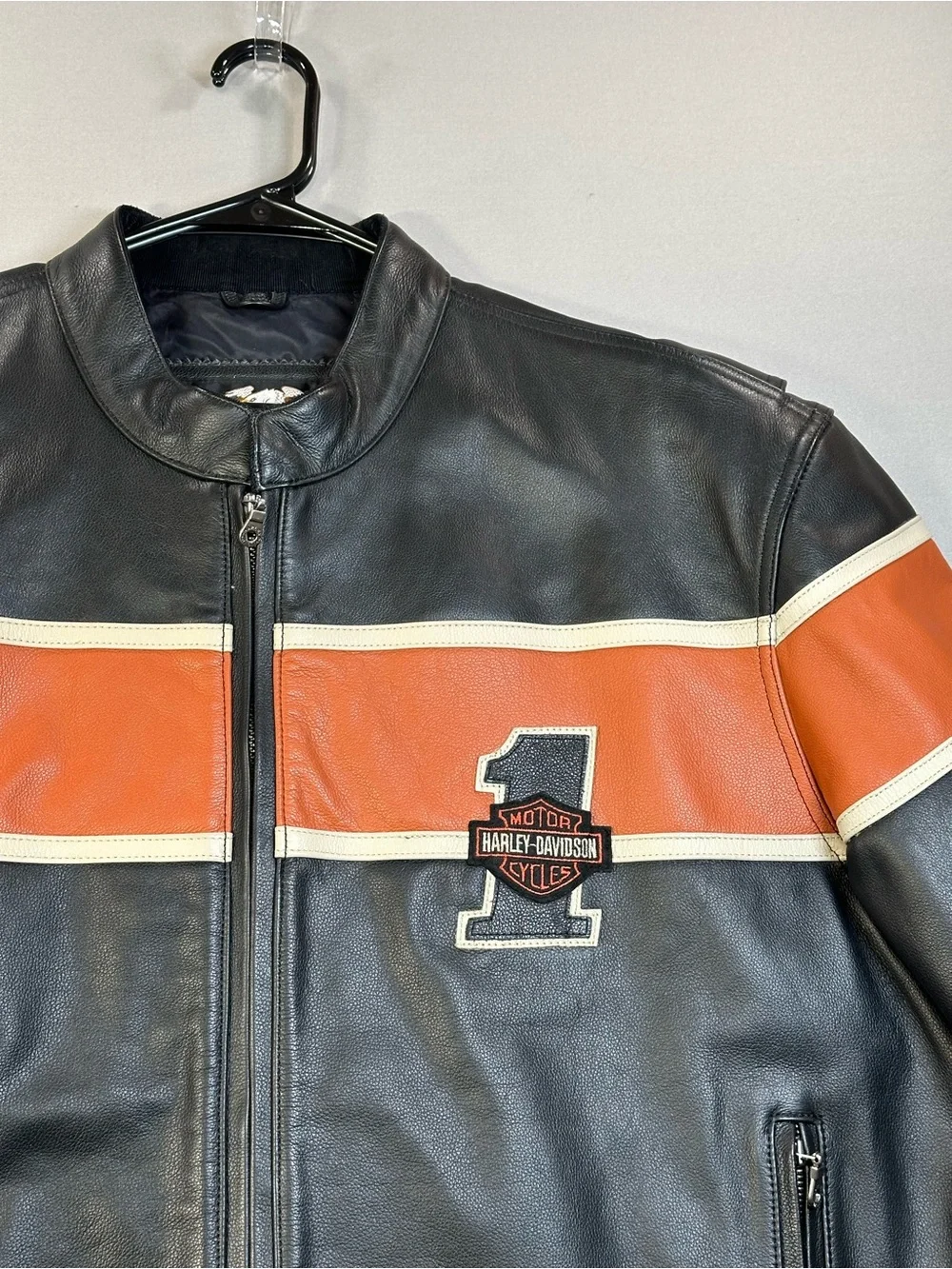 Harley-Davidson Victory Lane Leather Jacket, EUC, VTG? - Mens 3X